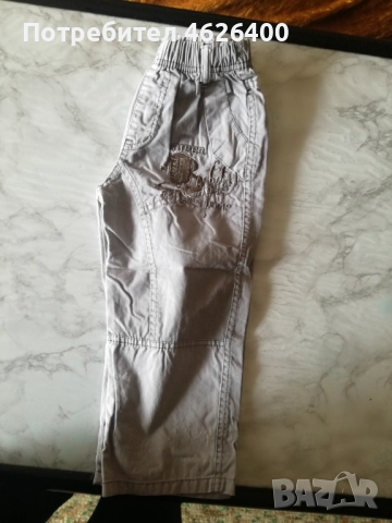 Продавам детски дълги светло-сив панталонки, снимка 4 - Дънки - 52106714