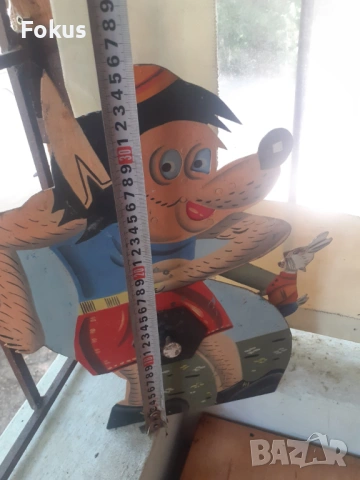 Стара бълг.метална мишена играчка от стрелбище Ну Погоди, снимка 7 - Антикварни и старинни предмети - 53275184