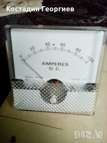 Амперметър за постоянен ток Ever  Star , модел  HP-80P, клас 2.5