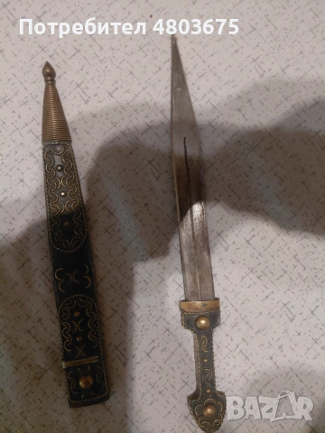 Нож кинжал руски , снимка 4 - Антикварни и старинни предмети - 54265965