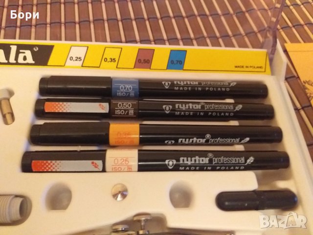 Комплект рапидографи и пергели Skala Skalorys PRECISION, снимка 7 - Ученически пособия, канцеларски материали - 30740744
