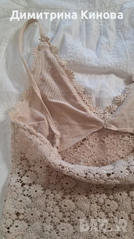 бюстие HM ,екрю ,дантела S, снимка 4 - Бански костюми - 51017960