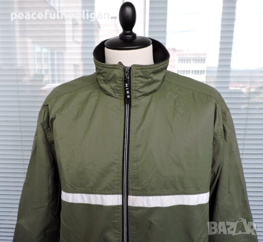 Nike Vintage - оргинално мъжко тъмно зелено зимно яке размер XXL , снимка 2 - Якета - 44351074