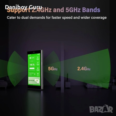 Мобилен рутер GlocalMe G4 Pro, 4G LTE Mobile Hotspot, 5″ сензорен екран, преносим WiFi рутер, снимка 7 - Рутери - 54059759