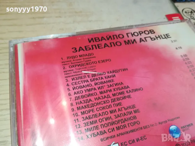 ИВАЙЛО ГЮРОВ-2003 PAYNER LTD.ORIGINAL CD 2104251720, снимка 9 - CD дискове - 49977134
