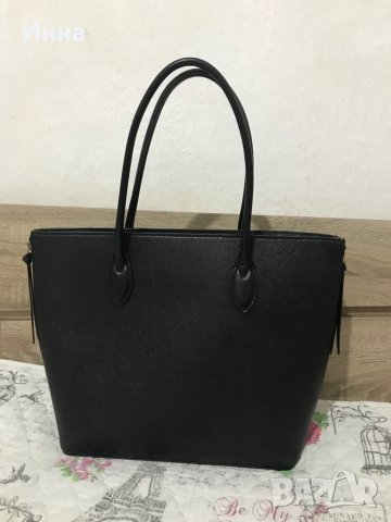 Елегантна черна дамска чанта H&M