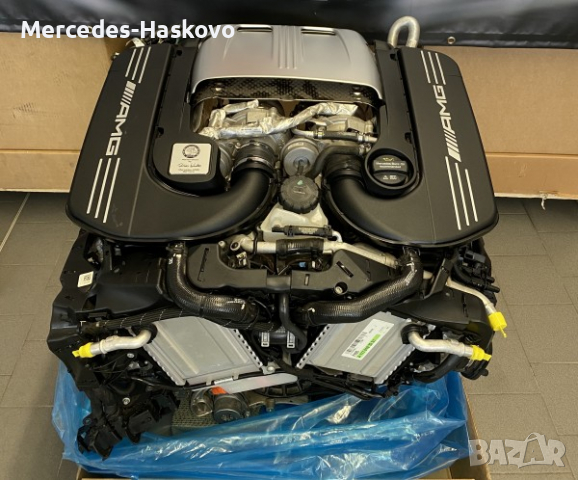 Mercedes M177 4.0 Bi-Turbo AMG двигател C63 GLC63 M177, снимка 1 - Части - 36389249