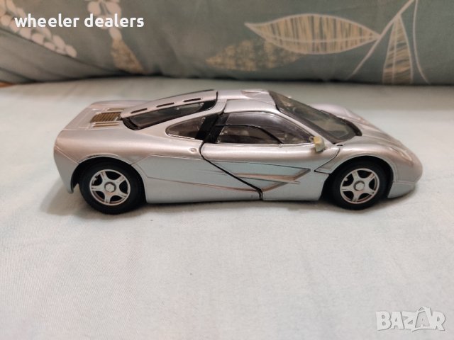 Метална количка Mclaren F1 Maisto Supercar collection 1/24, снимка 6 - Колекции - 40626653