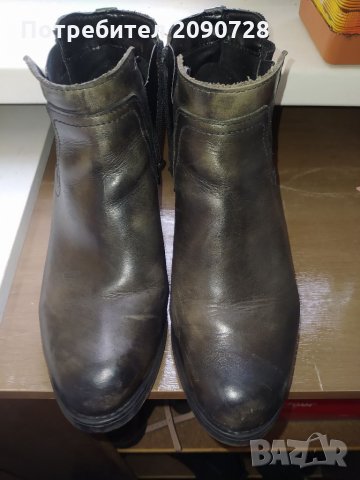 Боти от естествена кожа, снимка 2 - Дамски боти - 35143164