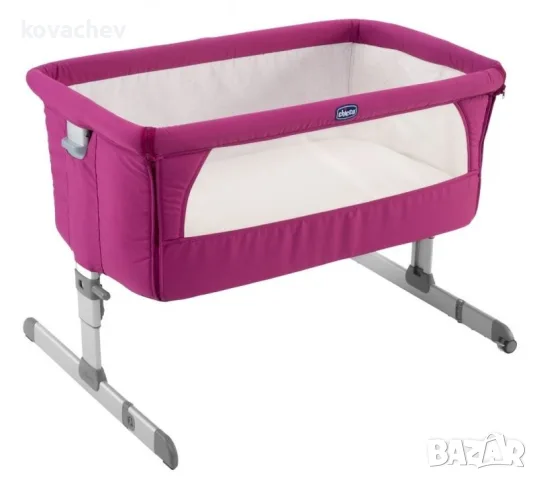 Бебешка кошара Chicco - Next 2 Me, Essential,Fuchsia