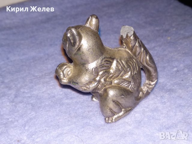 СТАРА ПОСРЕБРЕНА ОЛОВНА ФИГУРКА КАТЕРИЧКА РЯДКА КРАСИВА За КОЛЕКЦИЯ ДЕКОРАЦИЯ 37108, снимка 8 - Колекции - 40392696