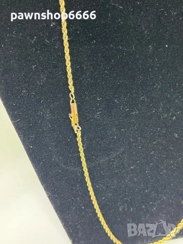 Златен синджир 14 К, снимка 6 - Колиета, медальони, синджири - 51217779