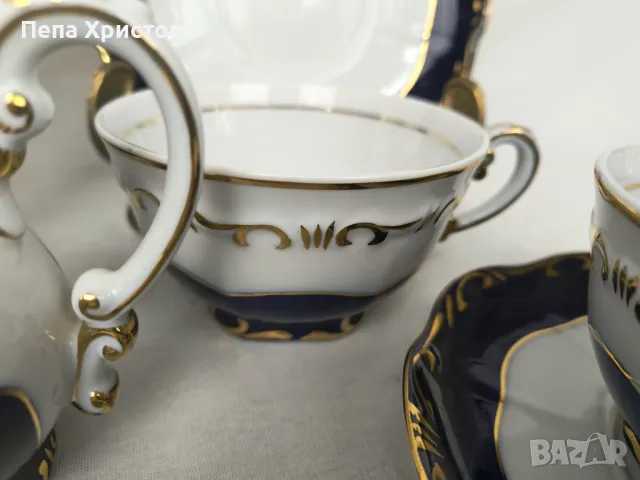 Пълен сервиз за чай и хранене за 6 човека - Zsolnay, снимка 17 - Прибори за хранене, готвене и сервиране - 48421889
