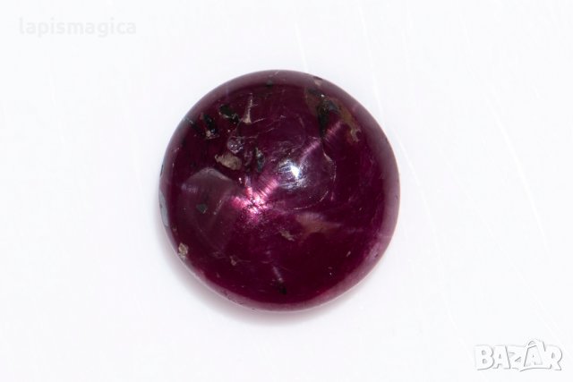 Звезден рубин 3.65ct 9mm 6-лъчева звезда