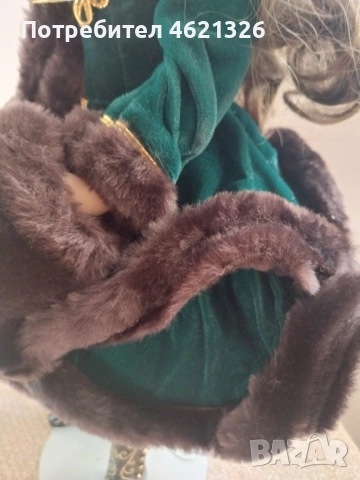 Винтидж порцеланова кукла Катрин-Роуз от колекцията “Викториански зимни принцеси” на Франклин Минт, снимка 7 - Декорация за дома - 52155523