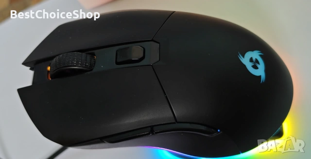 KLIM Blaze Pro презареждаща се безжична геймърска мишка с RGB зарядна станция - нова версия -, снимка 7 - Клавиатури и мишки - 53243441