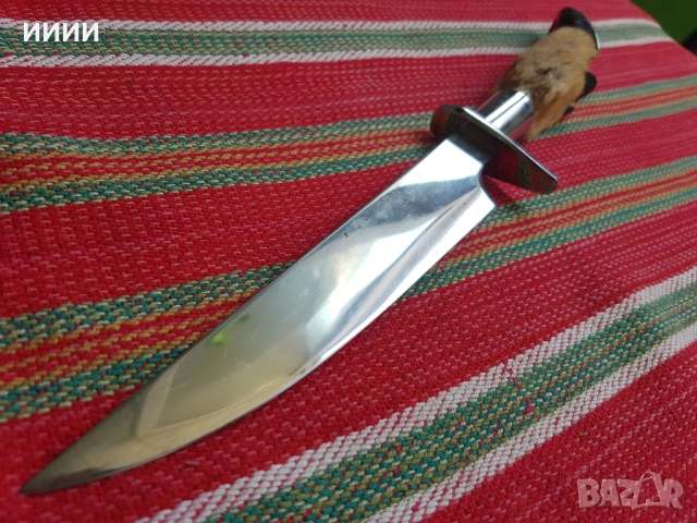 Ловен нож копито елен, снимка 3 - Ножове - 51781779
