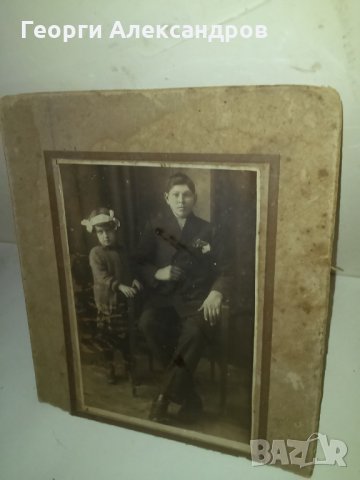 6 САФО и ПЕТЪРЪ - ЦАРСКА СНИМКА БУРГАС ТВЪРД КАРТОН СТАРА, снимка 3 - Колекции - 29922381