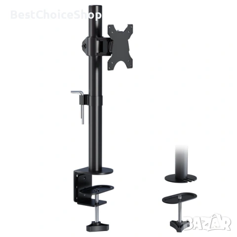 BONTEC стойка за един монитор за екрани 13-34 инча, поддържа до 10 кг, снимка 2 - Други - 54117811