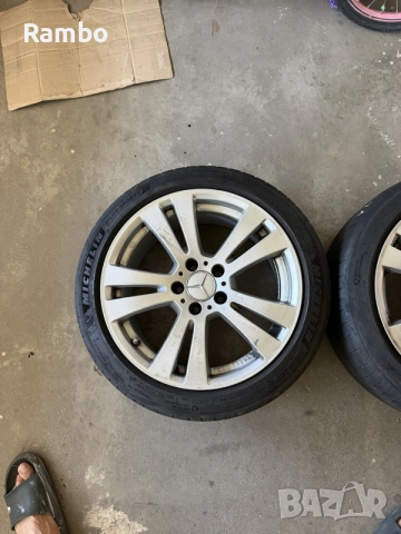 Алуминиеви джанти Mercedes 225/45 ZR17 Michelin
5x112
, снимка 5 - Гуми и джанти - 55952483