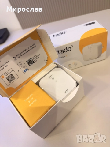 Смарт хъб / мост Tado Bridge X (Matter, Thread Border Router), снимка 2 - Смарт домашни устройства (Smart Home) - 56509603
