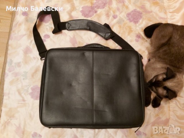 Кожена чанта за лаптоп и документи, снимка 3 - Чанти - 37900392
