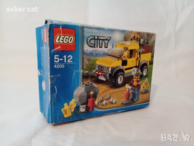 LEGO City комплект 4200 "Mining 4 x 4" от 2012 година
