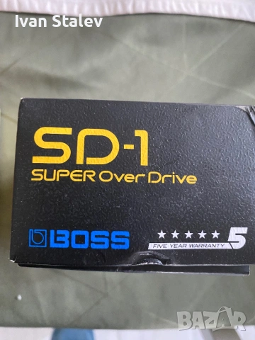 Boss SD1 guitar pedal, снимка 7 - Китари - 53915502