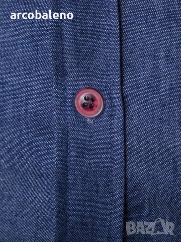 Ежедневна мъжка риза с дълъг ръкав, 2цвята, снимка 4 - Ризи - 42195608