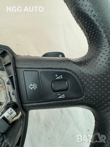 Мултифункционален волан с пера Audi A6 C6 (2006) става и за други модели Ауди, Audi, снимка 6 - Части - 51398424