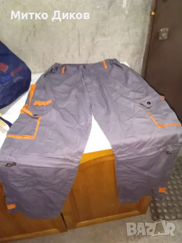 Марков работен панталон Стенсо със свалящи крачоли и става къс размер 48- М-дълж-107см и в ханша 48 