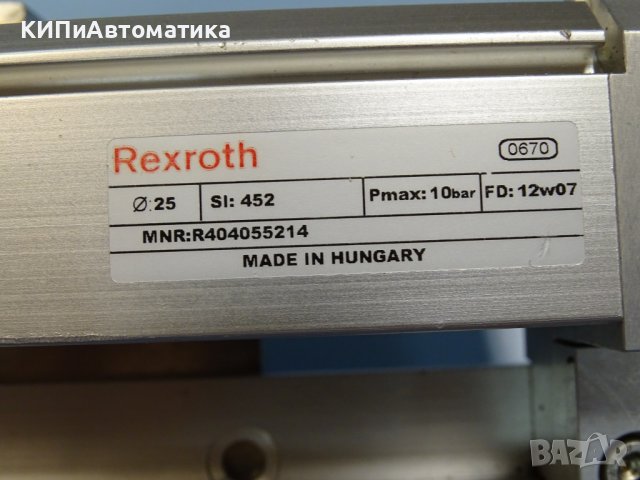 Пневматичен цилиндър Rexroth R40405521U , безплунжерен, снимка 2 - Резервни части за машини - 38493614