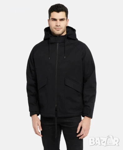 Мъжко модерно зимно яке на All Saints. Размер М-L. Цвят черен, снимка 6 - Якета - 51175305
