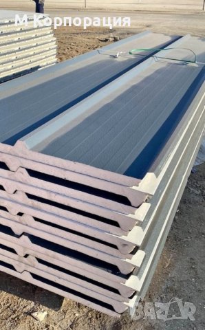 Цветен термопанел за стена и покрив 4см дебелина цена от 32лв за м2