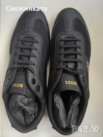 Черни маратонки BOSS, снимка 6 - Официални обувки - 38904056
