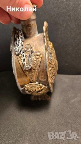 Брутник, фишеклък, барутница Русия, Руска Империя, снимка 5 - Антикварни и старинни предмети - 53939364