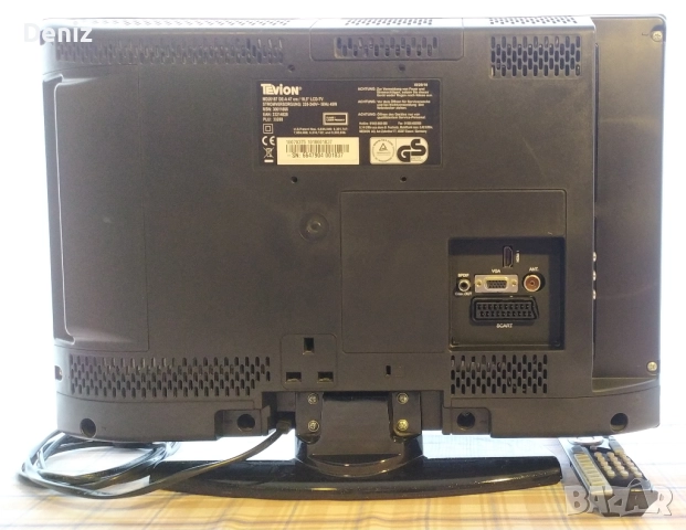 Телевизор с DVD плейър и оригинално дистанционно - Tevion, снимка 15 - Телевизори - 52904638