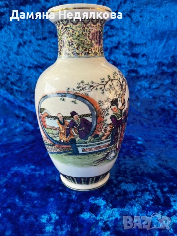китайска ваза, снимка 4 - Вази - 51780552