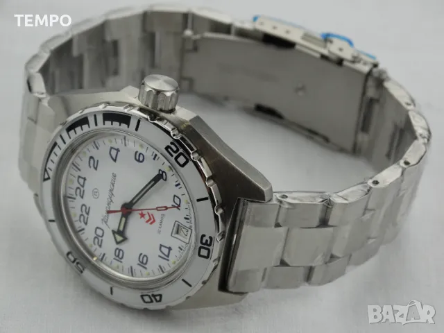 ВОСТОК КОМАНДИРСКИЕ АВТОМАТИЧЕН-24 часа  ref: 650546, снимка 10 - Мъжки - 41785034