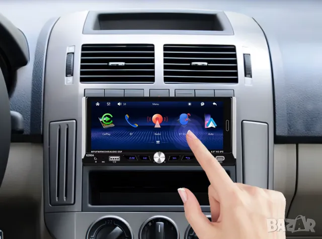 6.86” 1280*480 1-Din мултимедия с Android 15, RDS, RAM 4GB, 32GB ROM, снимка 17 - Аксесоари и консумативи - 50025318