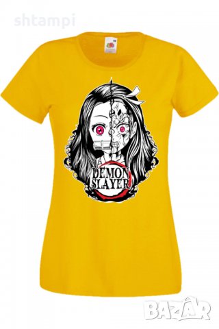 Дамска тениска Demon Slayer Nezuko Kamado 03,Анимация,игра,Празник,Повод., снимка 9 - Тениски - 38058215