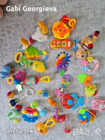 Лот бебешки дрънкалки,гушкалки,чесалки , снимка 5 - Дрънкалки и чесалки - 38845718