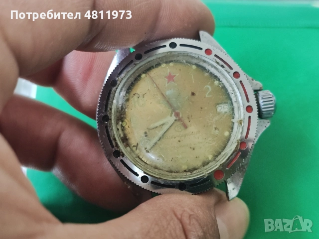 Механичен часовник восток командирски, снимка 6 - Мъжки - 54363844