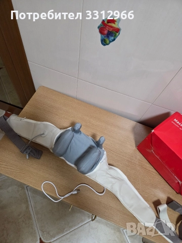 Акумулаторен масажор за врат,гръб,рамена,крака, снимка 4 - Масажори - 52957392