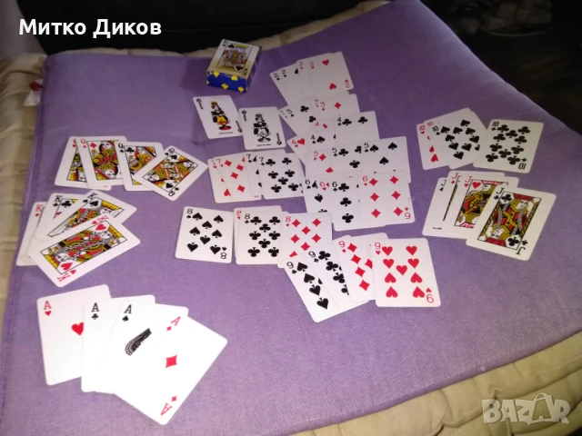 Мини карти 52 броя  нови, снимка 5 - Карти за игра - 51007800
