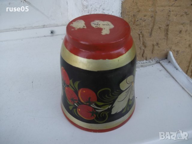 Чаша дървена рисувана, снимка 3 - Други ценни предмети - 37724329