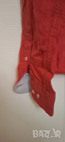 Мъжка риза лен Теодор,2ХL, снимка 4 - Ризи - 51620251