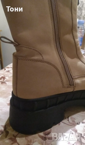 Нови Дамски Високи Боти Изцяло от Естествена Кожа 40, снимка 9 - Дамски боти - 52667750