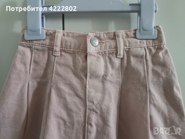Детска дънкова пола Zara, снимка 2 - Детски рокли и поли - 51701956