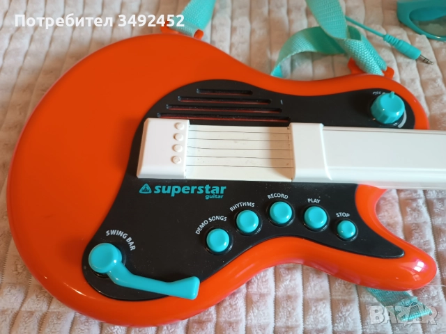 деткса електрическа китара, снимка 2 - Музикални играчки - 52141756